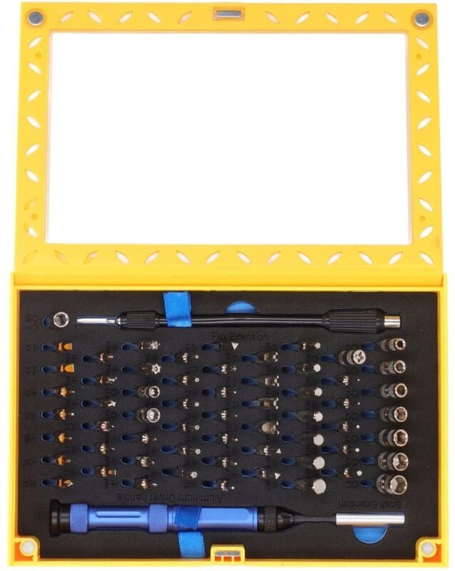 63-in-1 Schraubendreher-Kombinationsset, Multifunktions-Schraubendreherbits, Schraubendreher-Reparaturwerkzeug, Heimwerk...