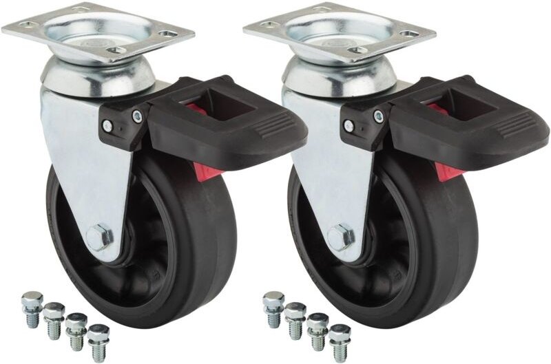 Lenkrolle (Paar), für Werkstattwagen Series xl, Series xl Spezial und Werkbänke, Anzahl Werkzeuge: 2 - Vigor