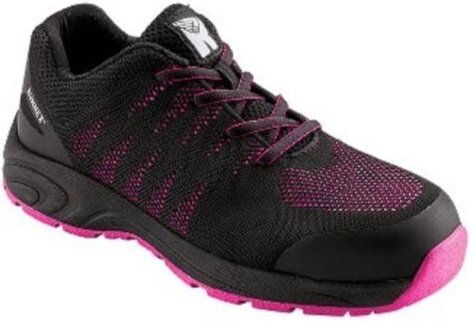 RUNNEX® S1PS-Damen-ESD-Sicherheitshalbschuhe GirlStar schwarz/pink, 5180 Gr. 42