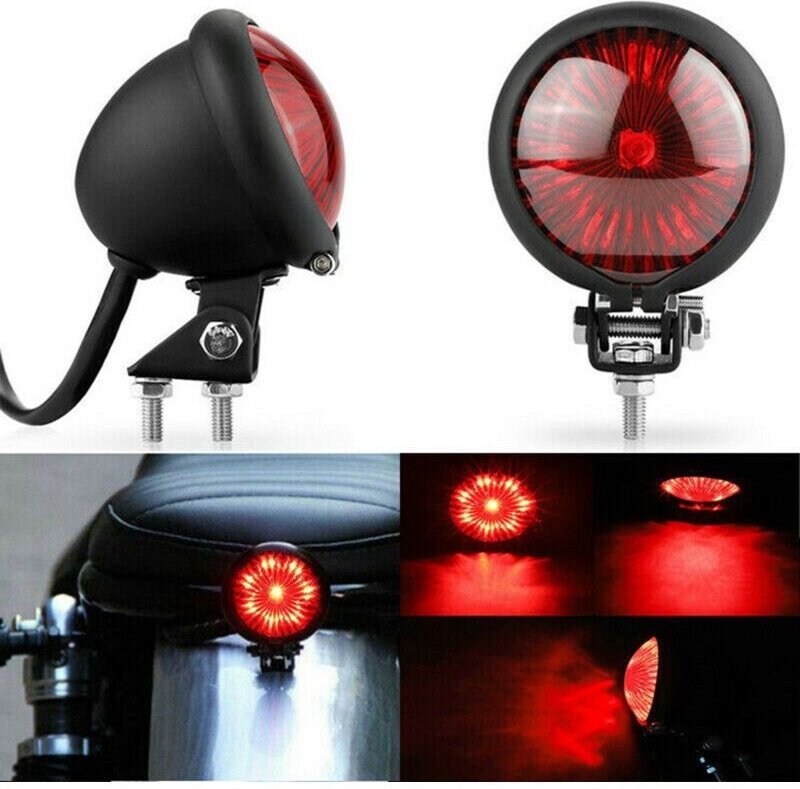 Motorrad Heck Licht LED Bremse Leuchte Hinten für Cafe Racer Bobber Chooper