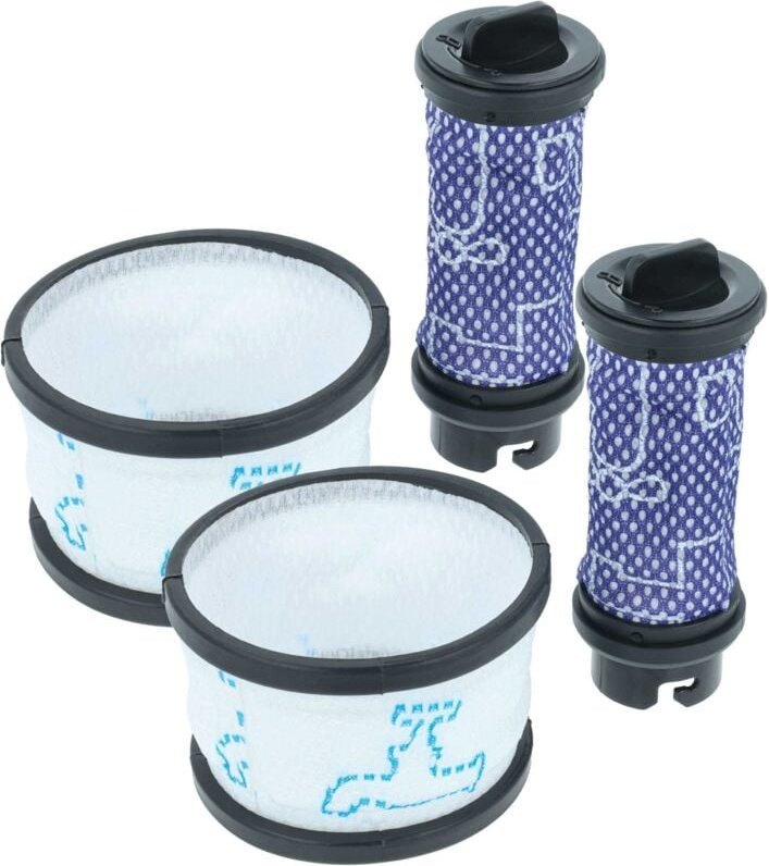 vhbw 2x HEPA-Filter, 2x Vorfilter kompatibel mit Inse S6P, S600, N5, S6 Staubsauger