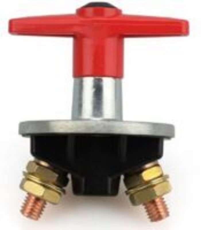 Batterietrennschalter, 12V-60V 200A Universal-Festschlüssel-Not-Aus-Schalter für Autobatterie, B