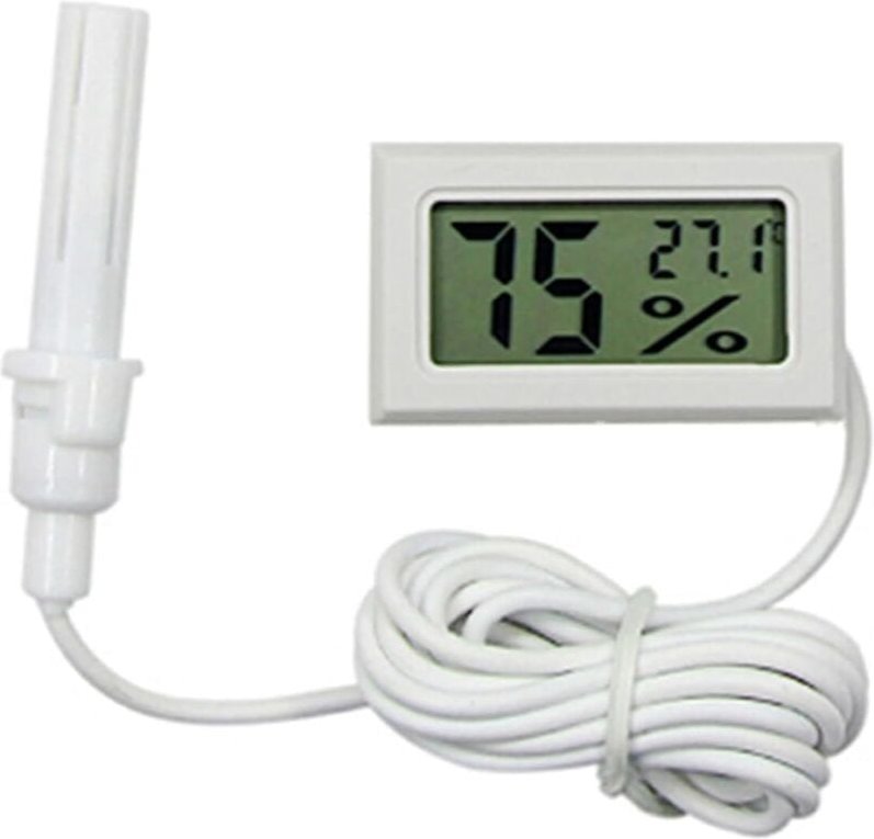 Digitales Thermometer und Hygrometer, elektronisches Mini-Thermometer und Hygrometer, für den Innen- und Außenbereich, m...