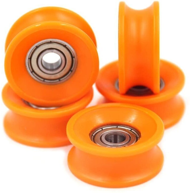 Satz mit 5 Kugellagerrollen 6 x 30 x 13 mm mit U-Nut – Orange