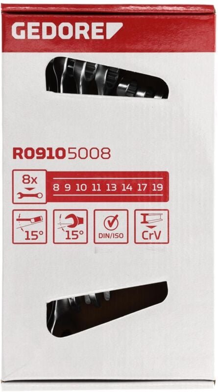 R09105008 RingmaulschSatz 9-19 mm 8-teilig