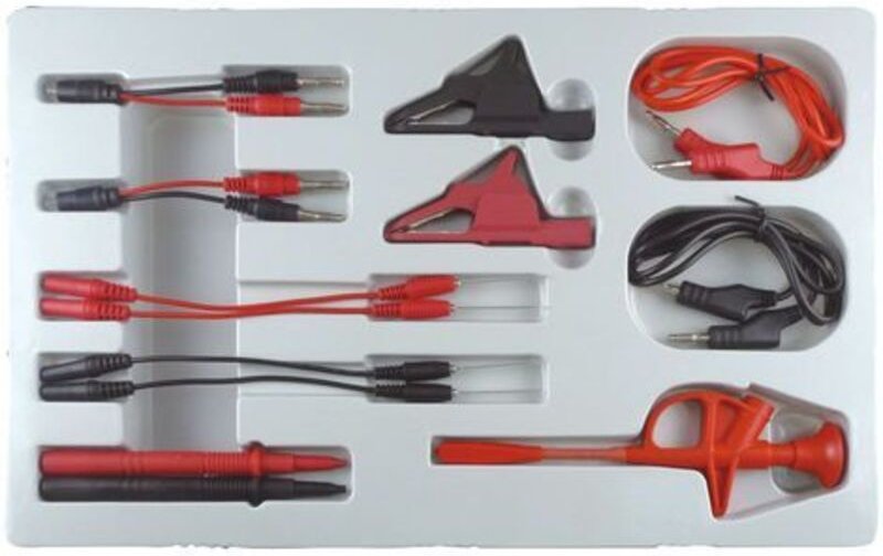 KS Tools 12/24V Diagnose Prüf- und Mess-Kabel-Satz, 13-tlg - 150.1675