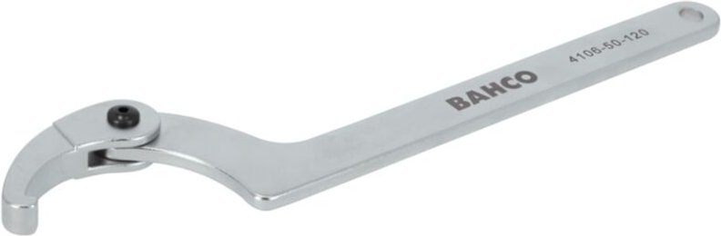 Verstellbarer Stift-Hakenschlüssel, 115 bis 165 mm, mit Chrom-Beschichtung, 310 mm - Bahco