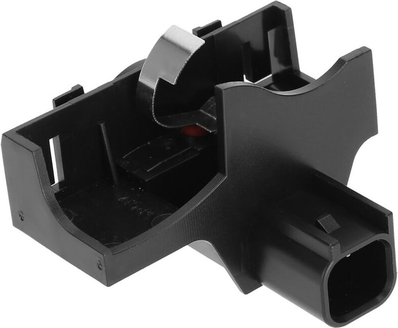 Eosnow Auto-Motorhaubenschalter, Schwarz-Silber-ABS-Eisen-Diebstahlsicherung LR041431 Automatische Motorhaubenverriegelu...