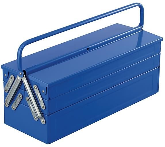 Werkzeugkasten aus Stahl mit 5 Fachern 550 mm Fervi 0323/55