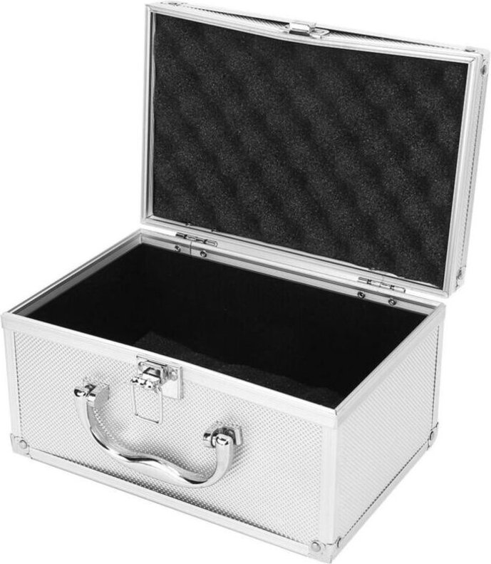 Vtizikl Étui Rigide en Aluminium, étui à Outils portatif de vitrine, boîte à Outils en Alliage d'aluminium