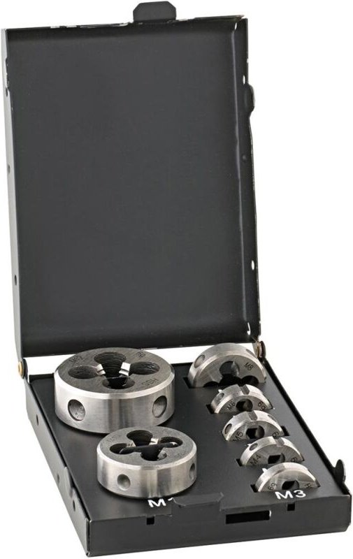 FP - Schneideisen-Set EN22568 hss M3-M12 Metallkassette fortis