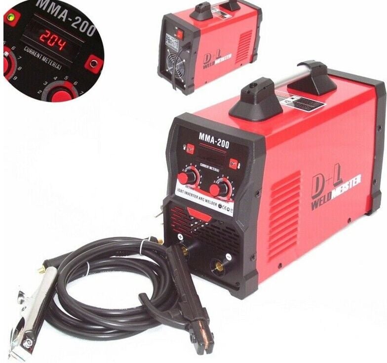 Apex - Inverter E-Hand Schweißgerät mma 200A Elektrodengerät 13961 Elektrodeninverter