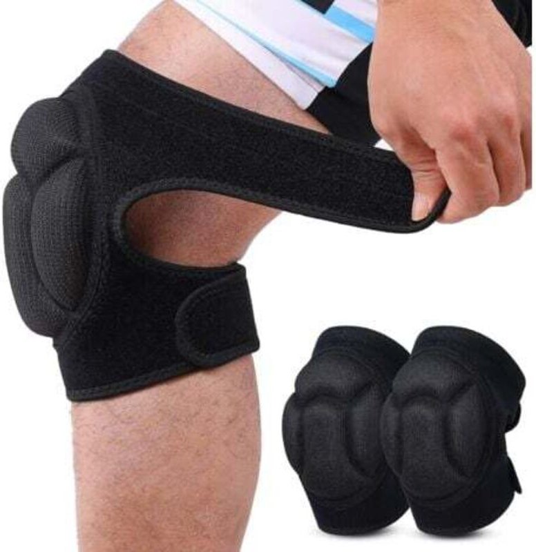 2-teilige Knieschoner, stoßdämpfende, dicke Schaumstoff-Knieschoner für Gartenarbeit, Arbeit, Joggen und Mountainbiken