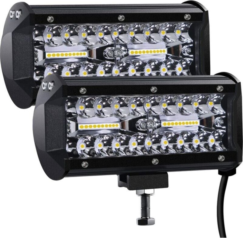 12V 300W 7-Zoll-LED-Arbeitsleuchte, IP67 wasserdicht, 27.000 lm LED-Nebelscheinwerfer, für Auto, LKW, Traktor, SUV, Boot...