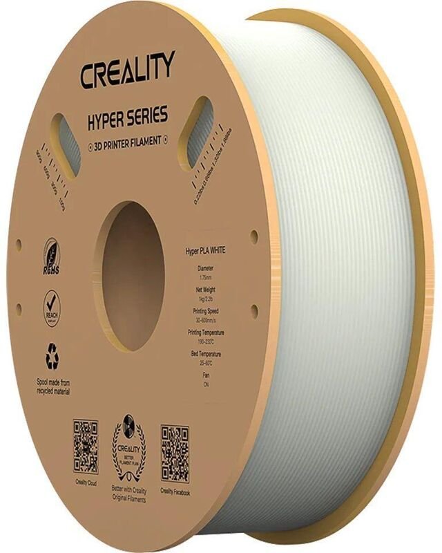 Creality Hyper PLA-Filament Weiß 1,75 mm 1 kg