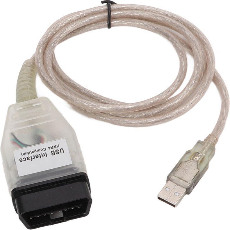 Hamwesh KDCAN Ersatzdiagnosekabel mit CD, Leistungsstarkes Scankabel für E46 E83 E90, Spannungserkennungs-Diagnosegerät ...