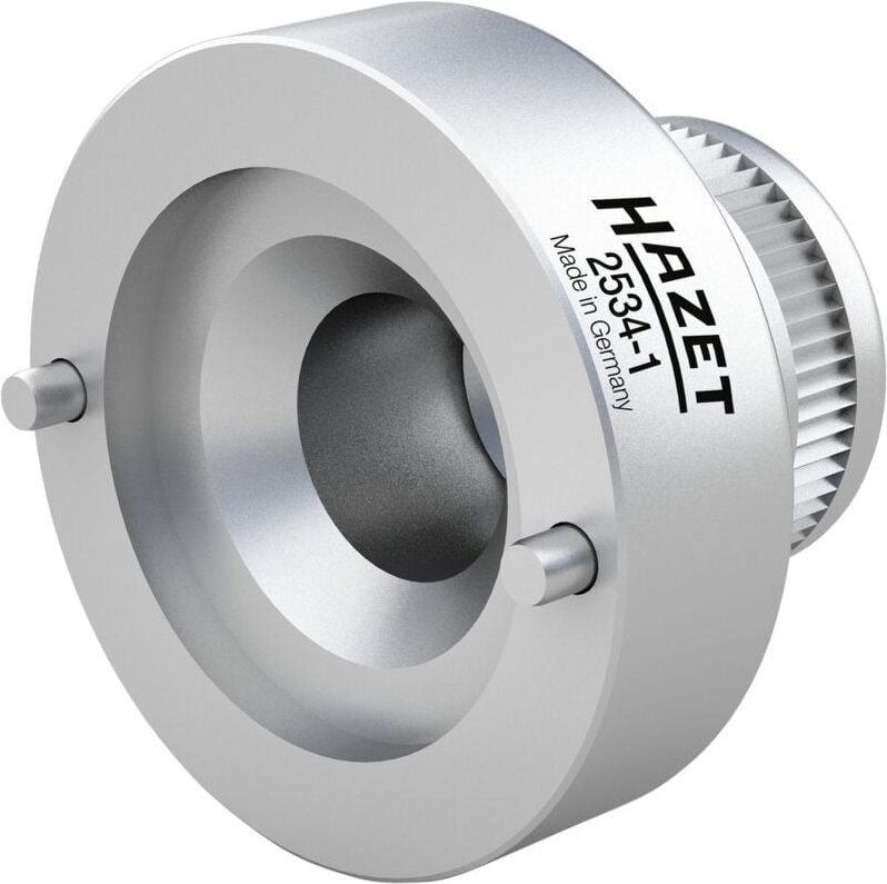 Hazet - Klemmscheiben-Betätigungswerkzeug 2534-1 ∙ 1/4 Zoll (6,3 mm) Vierkant hohl ∙ Zapfenprofil massiv ∙ Länge: 22 mm