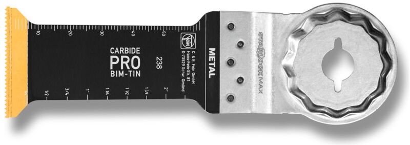 Fein - E-Cut Sägebl. Carbide Pro 32x75mm ve à 3 Stück StarlockMax