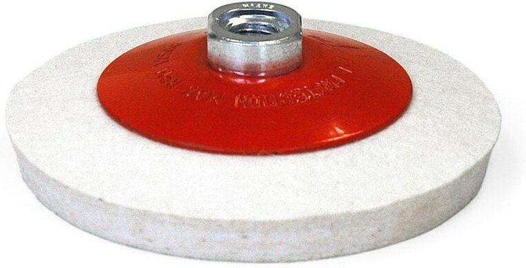 Polierscheibe 115MM abgeschrägt schwabbelscheibe M14 polieler Fervi DFC115/M14