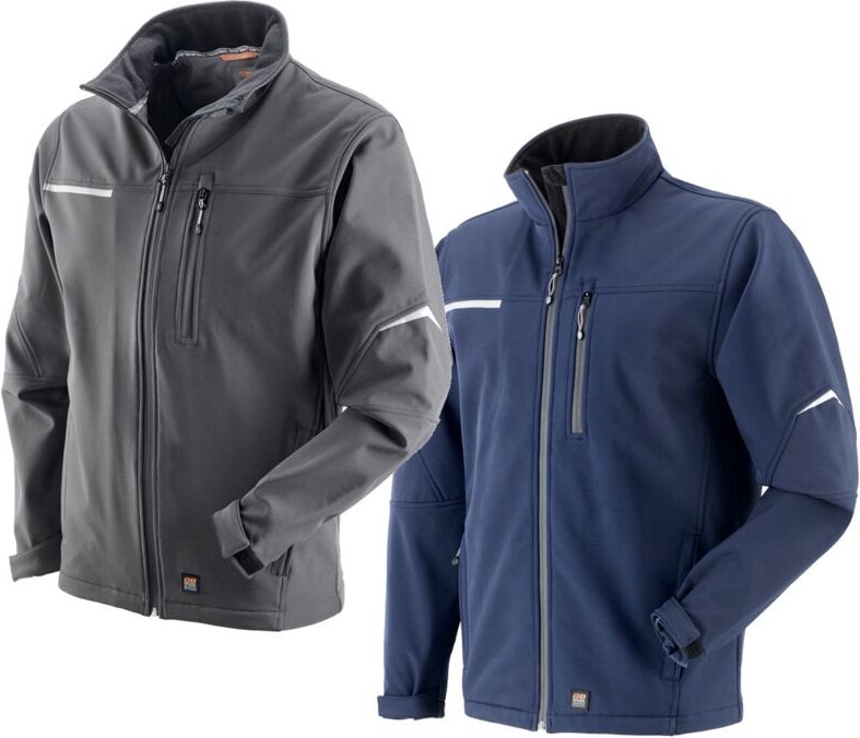 Neri Carver in softshell Arbeitsjacke - l - Grau