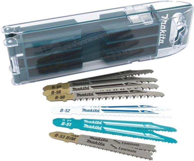 Pack 10 Multi-Material-Sägeblätter für Makita S-Express Stichsäge - B-44426