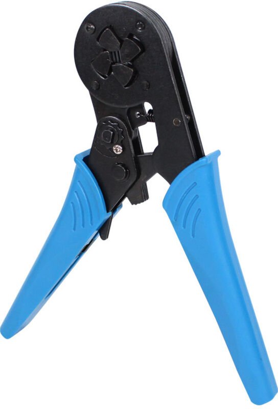 Aderendhülsen-Crimpzange, Vierkant-Crimpzange 16-4 AWG 30-5 (0,08-16 mm²) Aderendhülsen-Crimpzange, Ratschen-Crimpzange