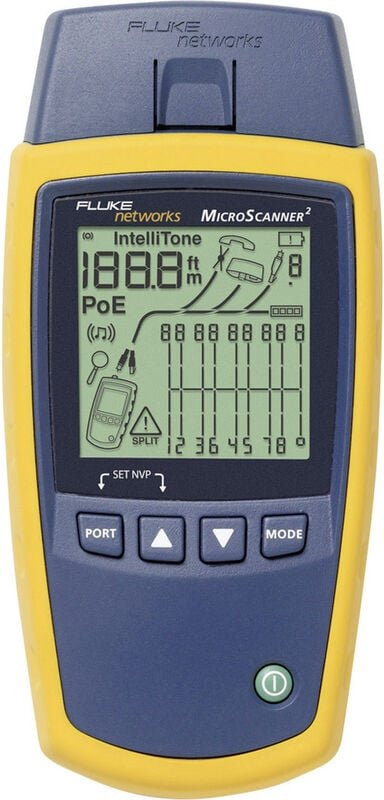 Kabeltester MS2-100 Fluke Networks MicroScanner²