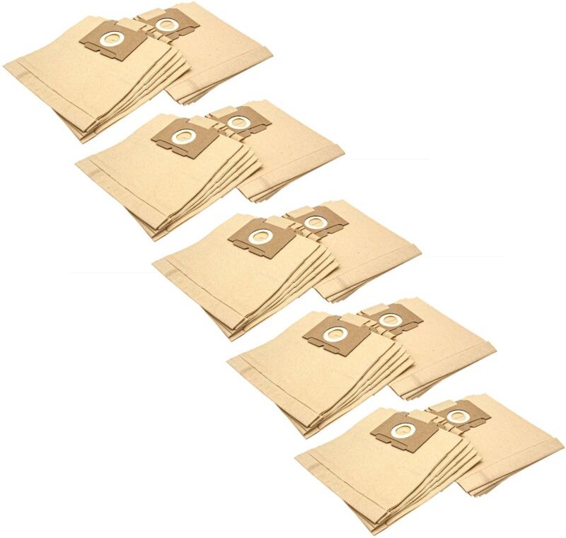 50x Staubsaugerbeutel kompatibel mit AEG/Electrolux Vampyr 185, 190, 1900, 1905, 2002.1 Staubsauger - Papier, 26cm x 22c...
