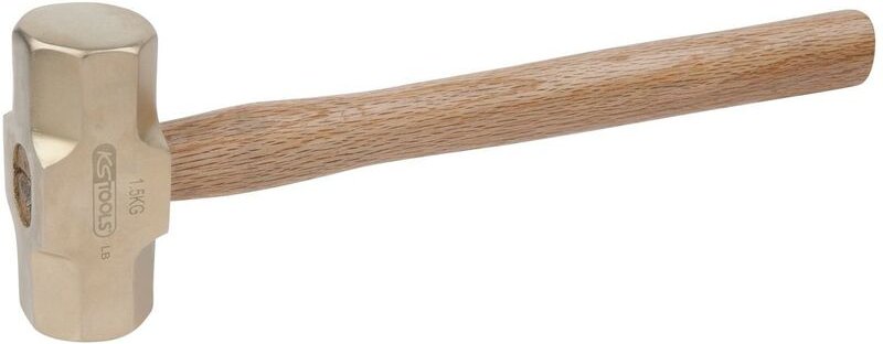 Ks Tools BRONZEplus Minenhammer 1000 g, mit Hickorystiel