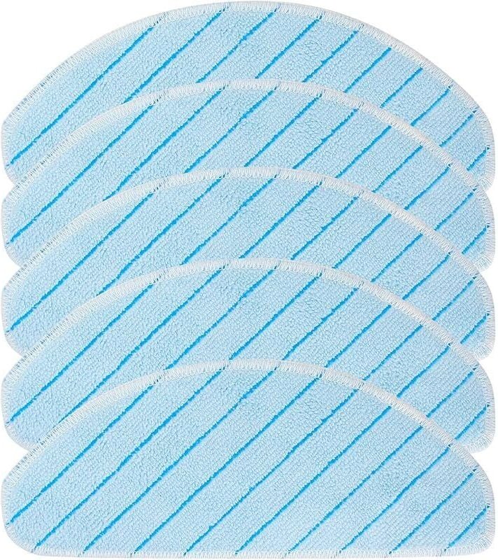 FOREHILL 5er-Pack waschbare Reinigungstücher für Ecovacs Deebot T9 Serie T9 AIVI T9 Pro T9 Max T8 T8+ T8 AIVI T8 Max N8 ...