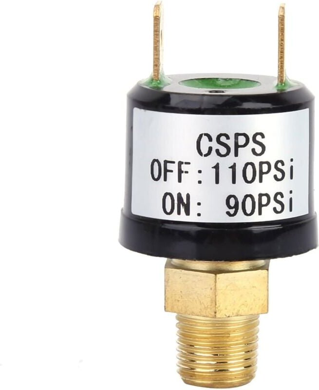 Druckregelschalter, Hochleistungs-Luftkompressorventil, Kompressordruckanschluss, automatische Einschaltung 90–110 PSI f...