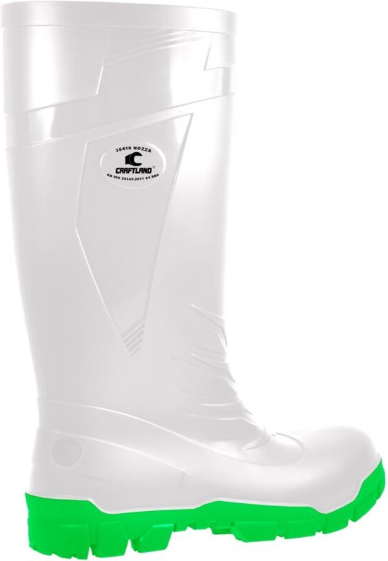 Gr .46 NOZZA PVC-STIEFEL weiß NOZZA PVC-BOOT