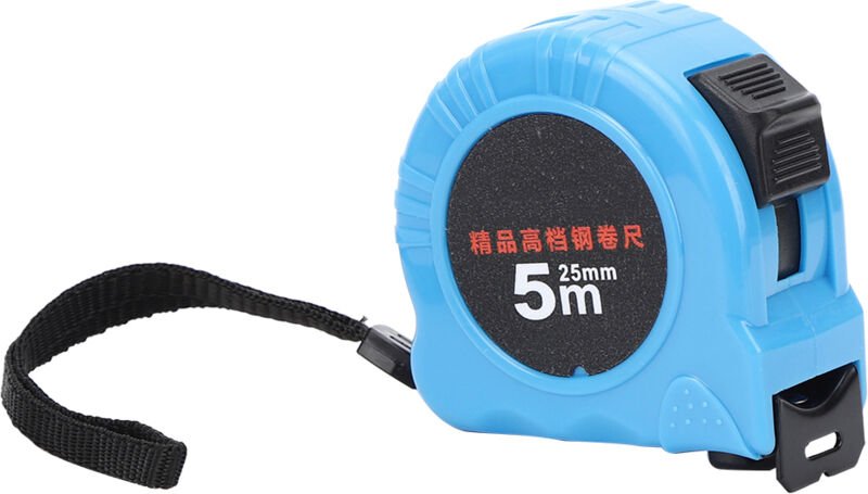 Xinwoer 25mm Maßband, 2 Ausführungen Edelstahl PC Gehäuse Handverriegelung Holzmesslineal Werkzeug (5m/25mm breit)