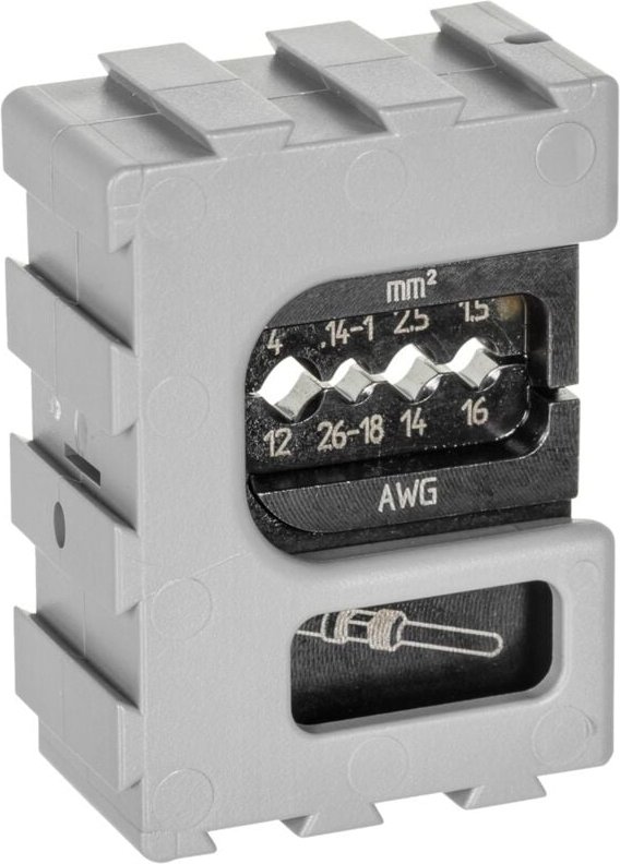 Modul-Einsatz für schwere Steckverbinder 0,14-4mm - Gedore