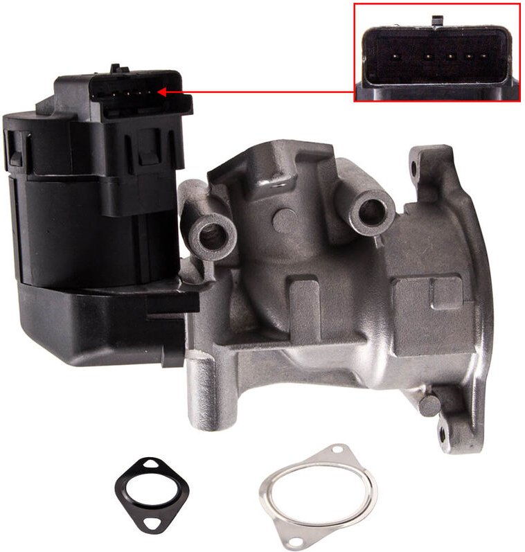 BFO - AGR-Ventil Abgasrückführung for Ford Focus ii Mondeo iv Kuga i S-Max 2.0 TDCi 9656612380 1498877 agr Abgasrückführ...