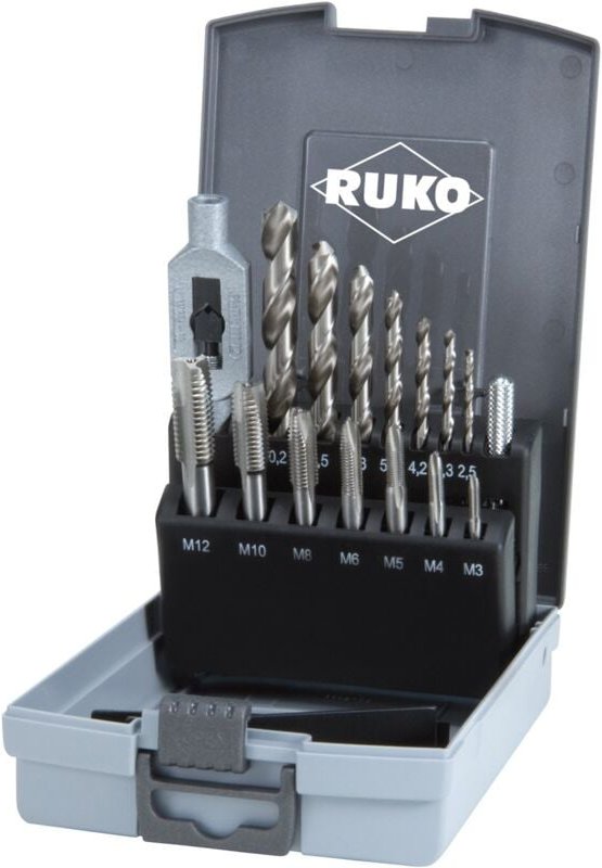 245004RO Maschinengewindebohrer-Set 15teilig 1 Set - Ruko