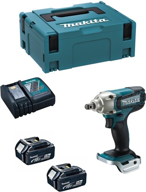 Schlagschrauber 18V 1/2' 190 Nm (2x5,0 Ah) in makpac Makita DTW190RTJ