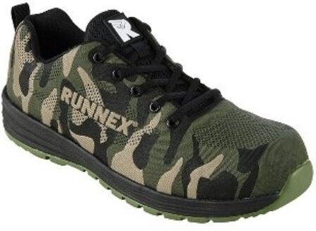 RUNNEX® S3-Sicherheitshalbschuhe SportStar oliv/schwarz/beige 5346 Gr. 37