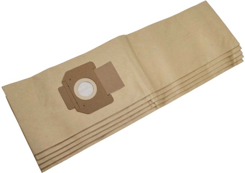 5x Staubsaugerbeutel kompatibel mit Makita 442, 447 l, 441, 447L, 447 mx Staubsauger - Papier, 84cm x 20cm braun - Vhbw