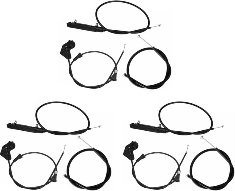 Tlily - 9 stücke Motor Hauben Entriegelung Bowden Zug für E46 320I 323I 98-05 51238208442