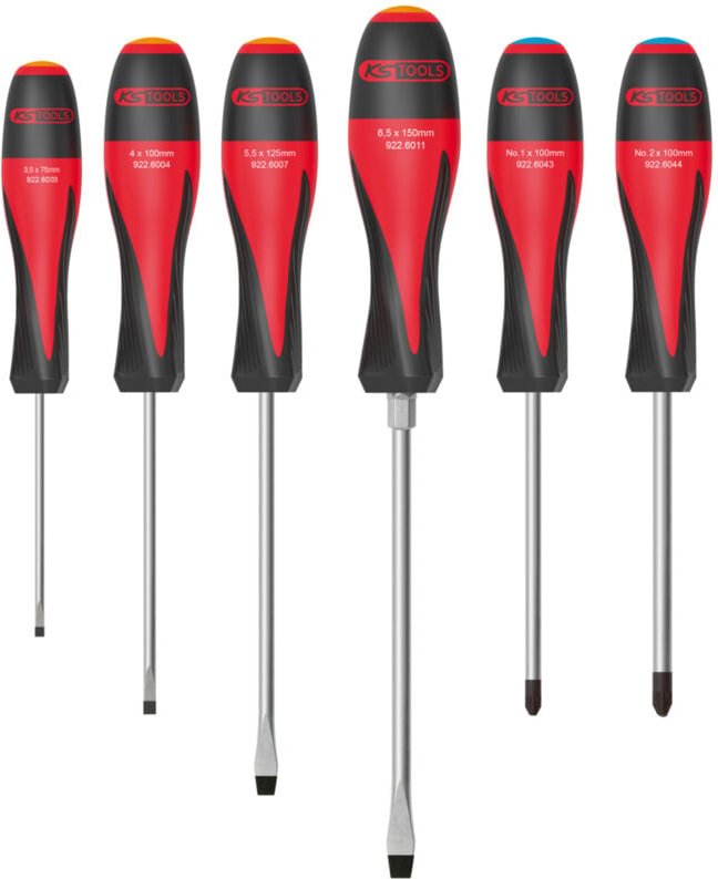 Ultimate® Schraubendrehersatz mit 6 Schlitzen - pz