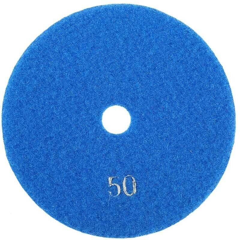 5"-125-mm-Schleifscheiben, Nass-Diamantpolierpads, Schleifscheiben, Schleifpapier für Granit, Beton, Marmor (50)