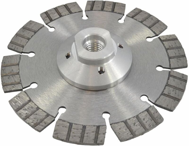 Klingspor - dt 612 ut Diamanttrennscheiben Gewinde m 14, 125 x 2,2 x 22,23 mm 10 Segmente 31 x 2,2 x 12 mm, Standard Tur...