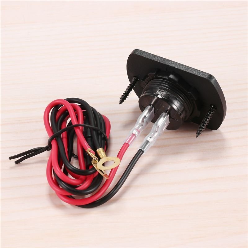 12V Spannungs Messer mit Kontakt Schalter Digital Anzeige DC12V 24V Wasserdichtes Voltmeter Panel für Boot Marine Truck ...