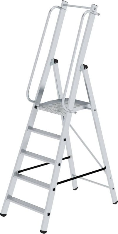 MUNK ML Bauleiter Aluminium-Stufenstehleiter 5 Stufen