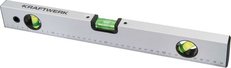 Alu-Hohlprofil-Wasserwaage 400mm 2 Libellen