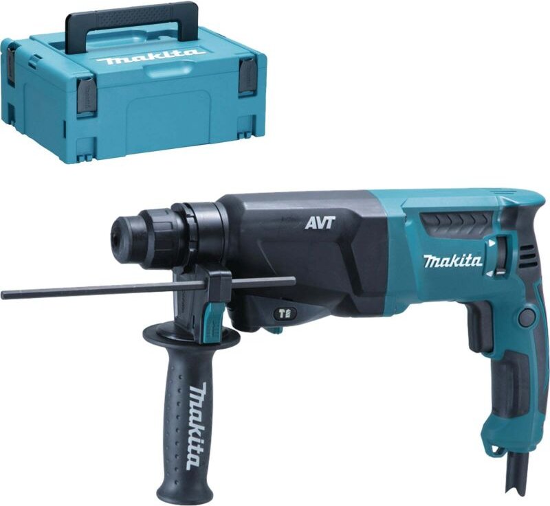 Bohrhammer Makita SDS-Plus HR2601J Stahl 13 mm, Holz 32 mm,