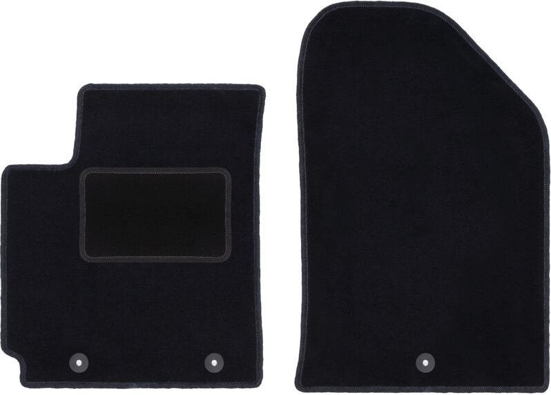 Vordere Matten schwarz für: Kia Picanto II JE Fließheck (2011-2017)