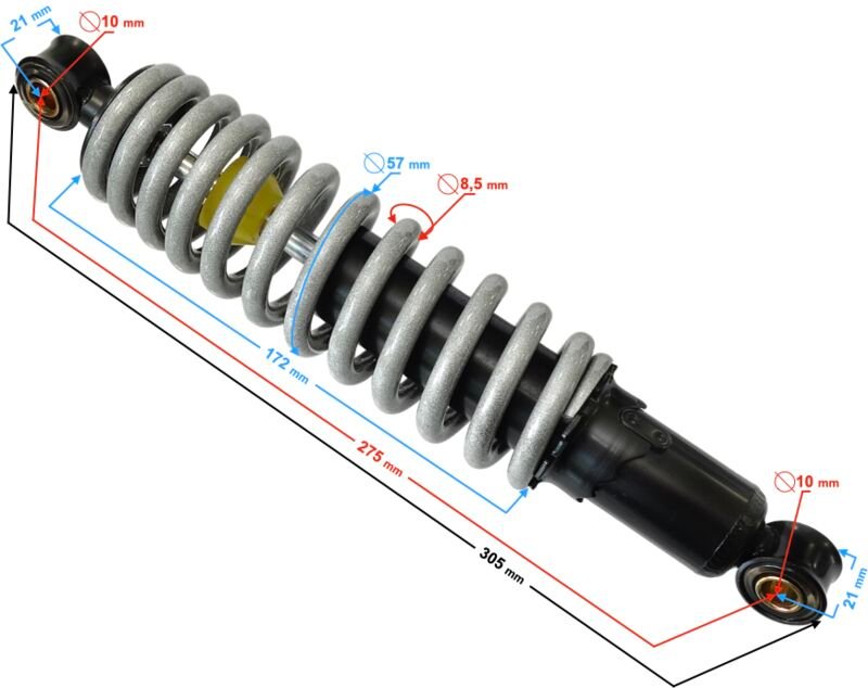Pentor-Stoßdämpfer vorne