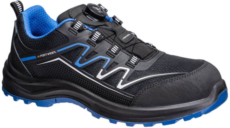 Basket Composite S1ps Esd Sr Fo - Größe 37 - Schwarz/Blau - Portwest